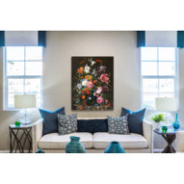 Virág festmény - álló