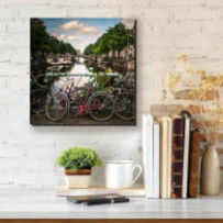 Amsterdam utcakép - négyzet