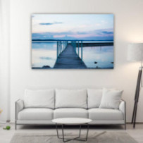 Stég a Balatonnál - téglalap