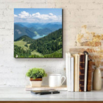 Alpesi tó - négyzet