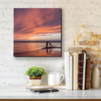 Kutya és gazdája - négyzet