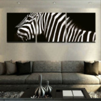 Zebra 2 - 3 részes négyzet