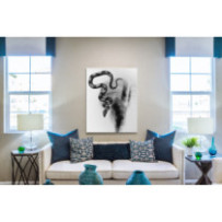 Kígyó  fekete-fehér - álló