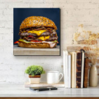 Sajtburger 1 - négyzet