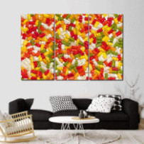 Gumicukor 1 - 3 részes csík