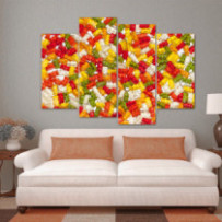 Gumicukor 1 - 4 részes csík