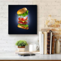 Sajtburger 4 - négyzet