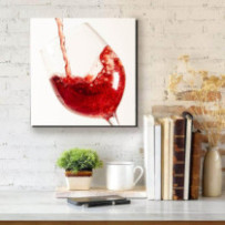 Borospohár 3 - négyzet