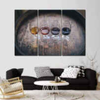 Borospoharak - 3 részes csík