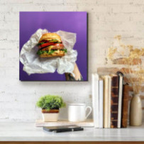 Hamburger - négyzet