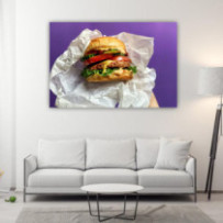 Hamburger - téglalap