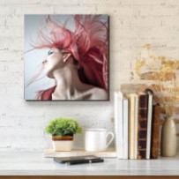 Rose gold frizura - négyzet