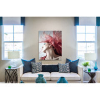 Rose gold frizura - álló