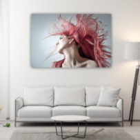 Rose gold frizura - téglalap