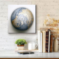 Földgömb - négyzet