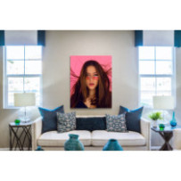 Pink portré - álló