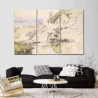 Alpesi falu - 3 részes csík