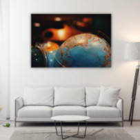 Földgömbök - téglalap