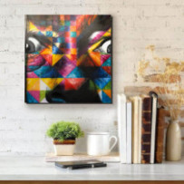 Színes tekintet - négyzet