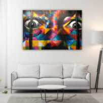 Színes tekintet - téglalap