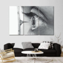 Tövis szem - 3 részes csík