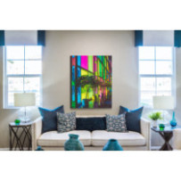 Színes üvegek - álló