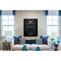 Bronzkopogtató - álló