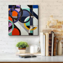 Absztrakt körök - négyzet