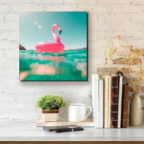 Flamingó úszógumi - négyzet