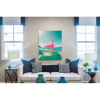 Flamingó úszógumi - álló