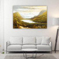 Tó a völgyben - téglalap