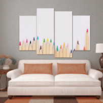 Élénk színű ceruzák - 4 részes