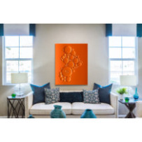 Narancs buborék - álló