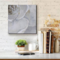 Fehér virág - négyzet