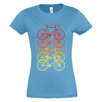 Biciklik - női póló