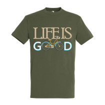 Life is good - férfi póló