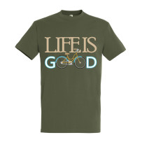 Life is good - férfi póló