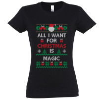 Karácsonyi mintás - női póló