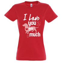 Dog love - női póló