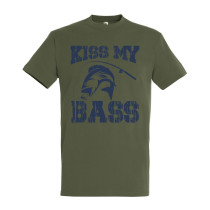 Kiss my bass! - férfi póló