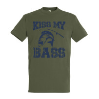 Kiss my bass! - férfi póló