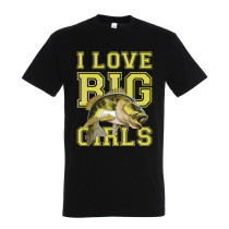 I love big girls - férfi póló