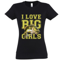 I love big girls - női póló