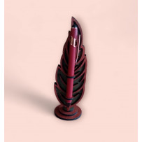 Levél mintájú tolltartó